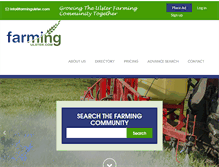 Tablet Screenshot of farmingulster.com
